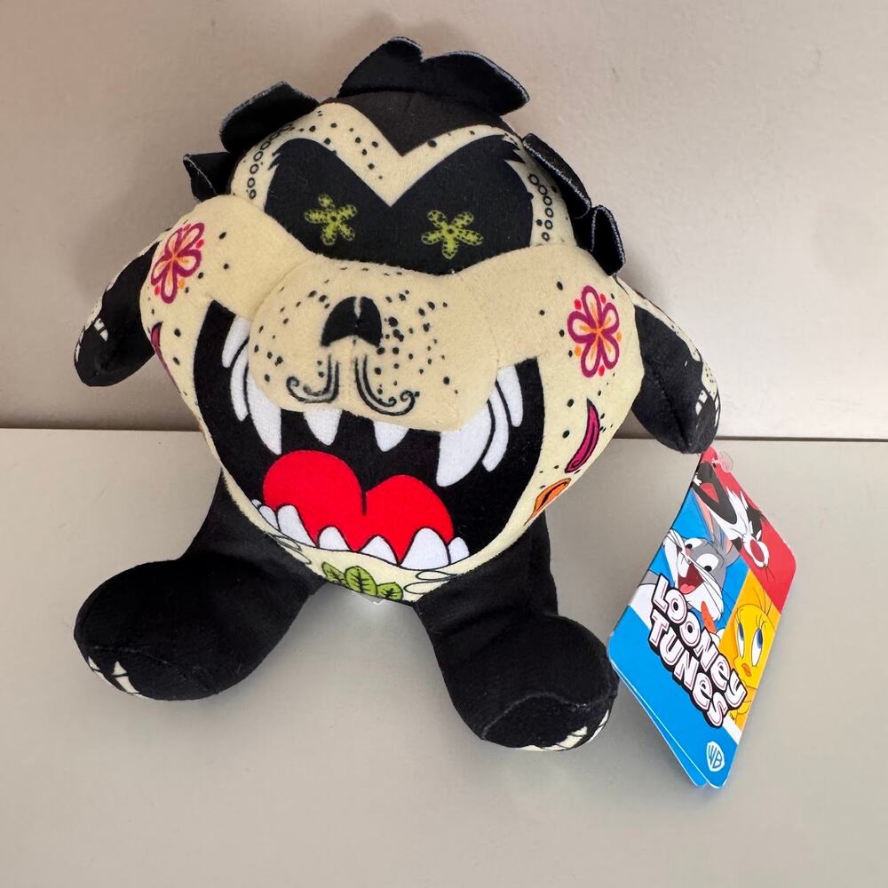 Toy Factory Tazmanian Devil Dia De Los Muertos Day of The Dead Looney Tune Plush